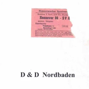 Biglietto / biglietto 63/64 RL Hannover 96 - Arminia Hannover - Foto 1 di 1