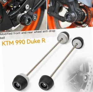 For Duke 990 Super Duke R 990 Supermoto R/T front after Axle Sliders Crash Pads - Picture 1 of 5