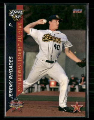 Jeremy Rhoades 2015 Midwest League All Star Set  - Image 1 of 2