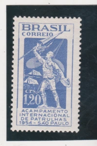 Brazil Scott # 802 MNH. Michel 843. International Boy Scout Decampment,1954. - Picture 1 of 1