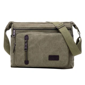 Damen Herren Tasche Umhängetasche Schultertasche Shopper Citybag Canvas Tasche - Bild 1 von 7