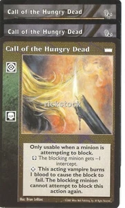 Call of the Hungry Dead x3 FN Lote A VTES Jyhad - Imagen 1 de 1