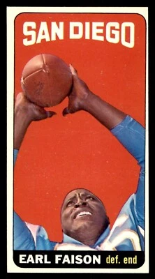1965 Topps Football #158 Earl Faison EX/MT *f1 - Image 1 of 2