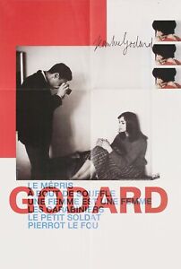 Jean-Luc Godard Retrospektive / Le Petit Soldat 2005 französisches Poster