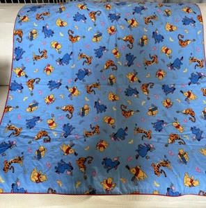 Disney Winnie The Pooh With Piglet & Eeyore Baby Blanket 40X42 - Picture 1 of 5