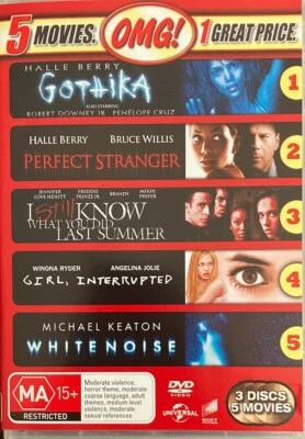 Gothika Perfect Stranger Girl Interrupted White Noise (DVD, 2012, 3-Disc Set) - Image 1 of 3