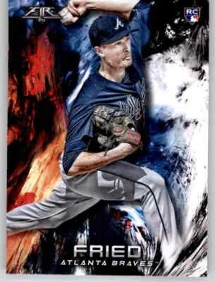 2018 Fire Max Fried Rookie RC Insert MLB PWE Braves #28 - Image 1 of 2