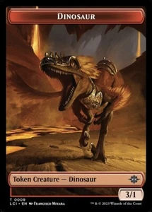 Dinosaur Token FOIL #9 | LCI The Lost Caverns of Ixalan | MTG - Picture 1 of 1