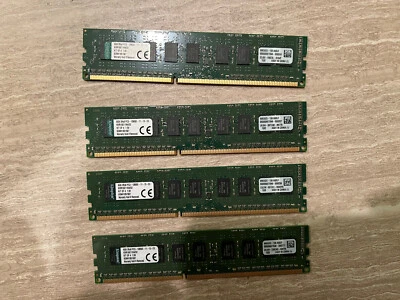 Kingston 32GB (4X8GB) DDR3 1600MHz PC3 12800 UDIMM - Image 1 of 2