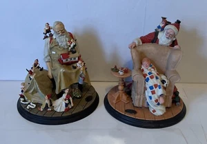 Norman Rockwell “Santa’s Helper” & “Christmas Dream” Heirloom Collection - Picture 1 of 9