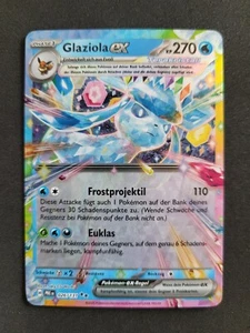 Pokemon Desarrollos Prismáticos, Glaziola EX, PRE 026/131 Double Rare, DE - Imagen 1 de 2