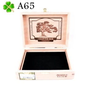 Caja de cigarros de madera vacía Charter Oak Pasquale 7" x 5,5" x 2" A65 - Imagen 1 de 11