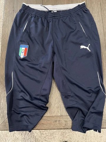 Mens Puma Italy National Team Soccer Futbol Football 3/4 Pants Large Cover