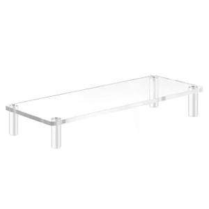 20x7.5 Acrylic Monitor Stand Riser Clear Computer Stand for Laptop iMac Pc Pr... - Picture 1 of 7