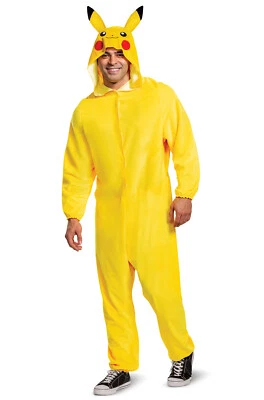 Brand New Pokemon Pikachu Classic Adult Costume - Image 1 of 2