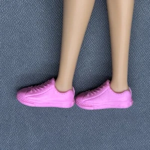 Barbie Doll Shoes Mattel Tennis Shoes Sneakers Bubble Gum Pink for Flat Feet - Picture 1 of 6