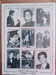 International Collectors Society John F. Kennedy Jr Limited Ed Guinea Stamps - Picture 1 of 2