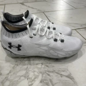 Under Armour Command Pro MC Cleats White Size 13.5 Mens LAX Spotlight Football - Picture 1 of 10