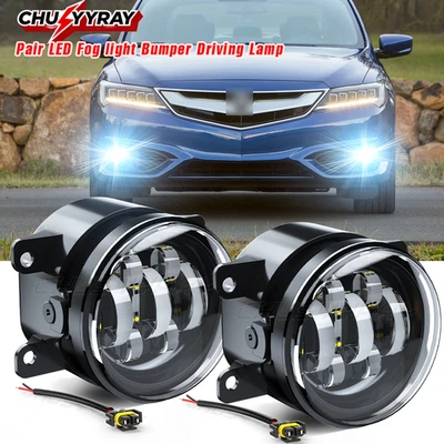 PAR Parachoques Delantero Lente Transparente Luz Antiniebla Lámpara de Conducción PARA ACURA ILX 2013-2018 Nuevo Foto 1 de 4