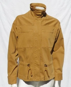 $120 Liverpool US Women’s XS Honey Brown Stretch Zip Front Anorak Jacket Top - Picture 1 of 10