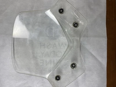 46637697209 PARABREZZA CUPOLINO TRASPARENTE ORIGINALE BMW G 650 R 1200 R GRAFFI - Immagine 1 di 4