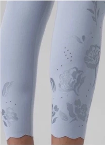 Athleta Mujer Elation Ojales 7/8 Apretados XL Begonia Azul Estrella Bolsillo Trasero - Imagen 1 de 9