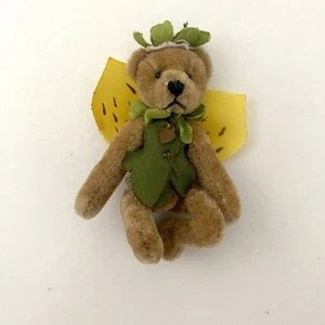 Ganz Cottage Collectibles Fairy Boy Miniature Teddy Bear - Picture 1 of 5