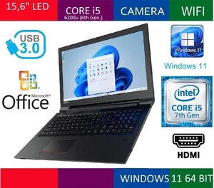 NOTEBOOK 15,6* LED HD CORE I5 6200u RAM 8GB DDR4 SSD 256GB LENOVO PC PORTATILE - Foto 1 di 1