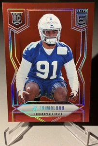 2025 Donruss Elite - J.T. Tuimoloau - Rookie - Aspirations - Red - 5/9! - Picture 1 of 2