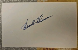 Frank Thomas Signed Autograph 3x5 Index Card Cubs,Mets,Phillies - Picture 1 of 3