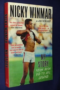 MY STORY Nicky Winmar FROM BUSH KID TO AFL LEGEND Aboriginal Book - Picture 1 of 12