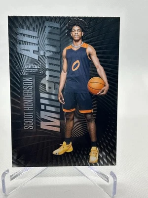 2023 Skybox Metal Universe Champions - All-Millennium Scoot Henderson #123 (RC) - Image 1 of 2