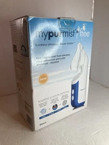 MyPurmist Free Cordless Ultrapure Steam Inhaler for fast relief Open Box - Picture 1 of 5