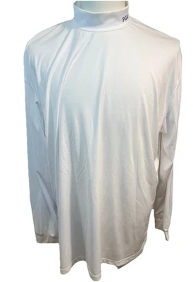 PGA Auténtico Blanco Cuello Alto Manga Larga Hombre’s XXL Excelente Estado Foto 1 de 4