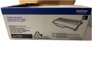 Brother TN720 TN-720 Schwarz Tonerkartusche Original Original Open Box - Bild 1 von 6