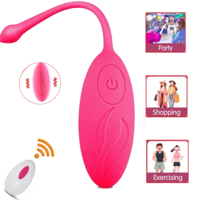 Wireless Remote Control Bullet Egg Vibrator G-Spot Dildo Adult Sex Toys Women  - Image 1 of 4