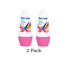 2 PACK REXONA DESODORANTE ANTITRANSPIRANTE ROLL ON BOUQUET 48HRS 50ML