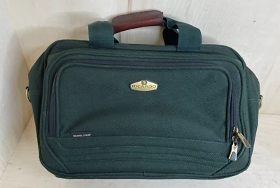Bolsa de viaje Ricardo Beverly Hills Big Sur verde equipaje de mano estuche de 16" vintage Foto 1 de 4