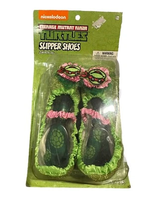 New Teenage Mutant Ninja Turtles Costume Accessories Dress Up Girl Slipper Shoes - Image 1 of 3
