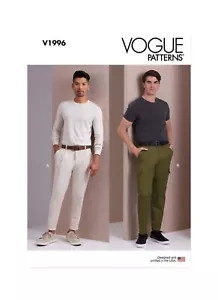 Vogue SEWING PATTERN V1996 Men's Trousers/Pants Sizes 34-42 Or 44-52 - Picture 1 of 6