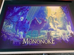 Princess Mononoke di Juan Ramos Commissione Privata Rara NT Mondo - Foto 1 di 4