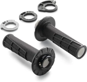 Juego de empuñaduras de bloqueo Husqvarna KTM OEM pequeñas negras NUEVO 790021200 - Imagen 1 de 1