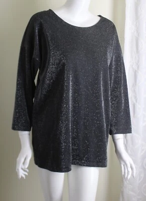 ALBUM KENZO Paris Made in Japan Sz S Metallic Glam Pullover Blouse Sweater Top - Image 1 of 4