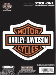 CALCOMANÍA PEGATINA CON LOGOTIPO CLÁSICO DE 5,5" HARLEY DAVIDSON MOTOCICLETAS - Imagen 1 de 1