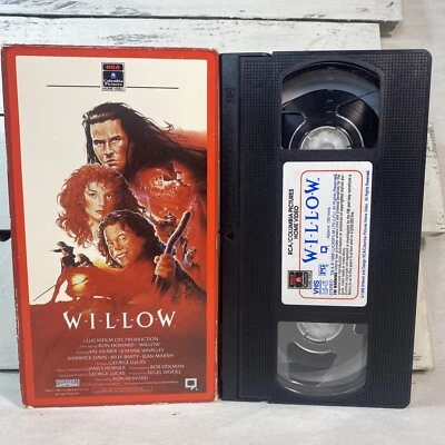 Willow (VHS, 1988) George Lucas, Ron Howard, Val Kilmer  *Tested* - Image 1 of 2