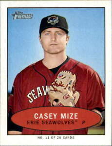 2020 Topps Heritage Minors 1971 Bazooka Numbered Test #11 Casey Mize RC Rookie 