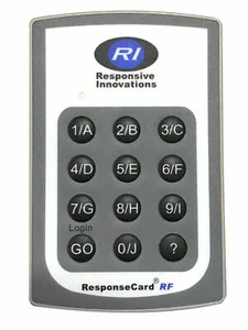Responsive Innovations, Turning Technologies ResponseCard RF RCRF-01 Clicker - Picture 1 of 2