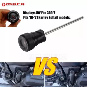 Oil Temperature Plug Dipstick For Harley Street Bob Slim FLSL Fat Boy 2018-2021 - Picture 1 of 10