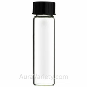 MADE IN USA 3 DRAM 11ml CLEAR GLASS VIAL - OIL PERFUME CRAFT 12 24 72 144 288 - Picture 1 of 4
