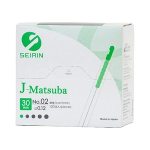 SEIRIN Acupuncture J type (Matsuba) 100 pieces 30mm×0.12mm Made in Japan - Picture 1 of 3